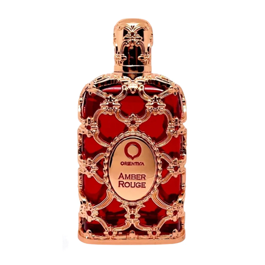 Fragancia inspirada en Amber Rouge By Orientica